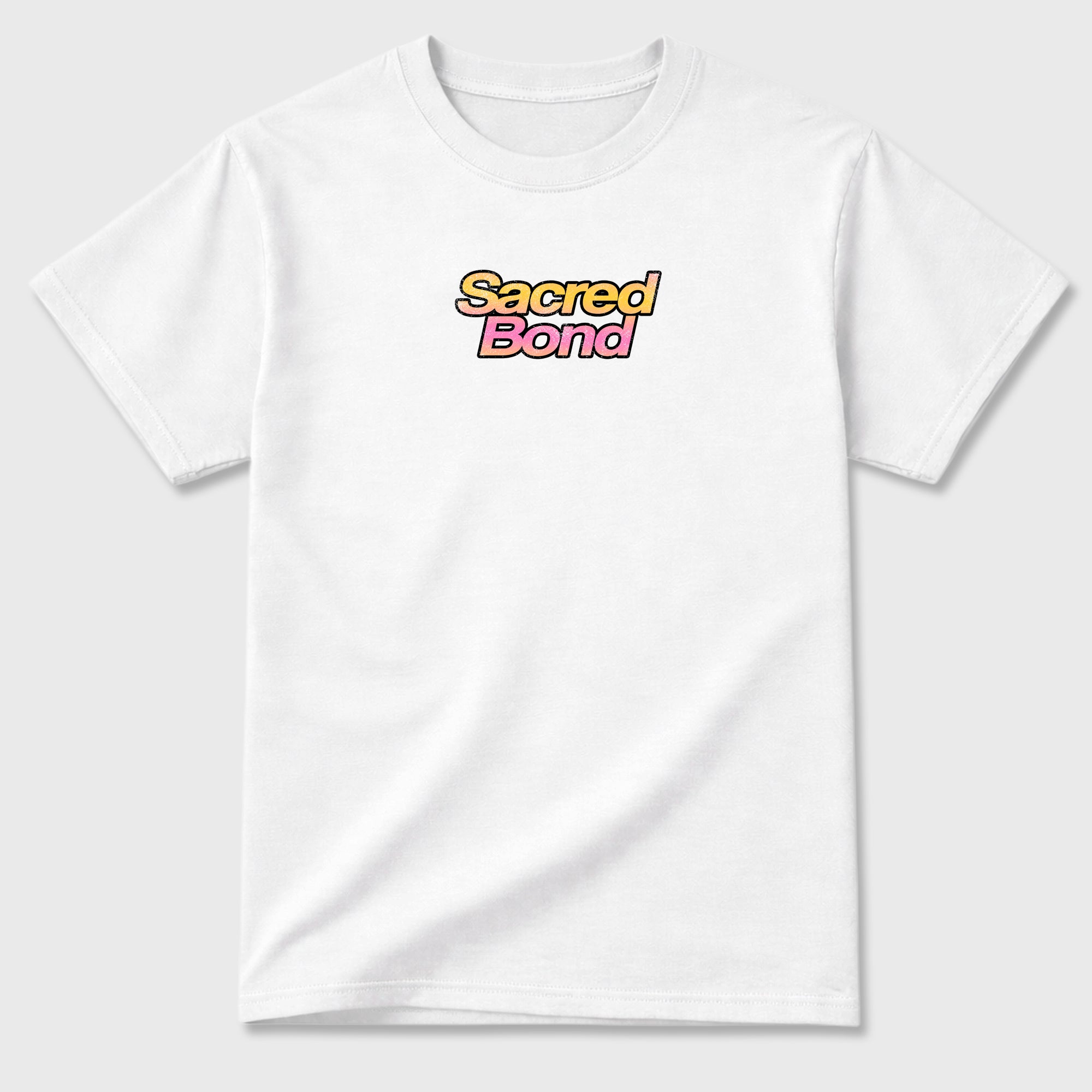 Sacred Bond Graphic T-Shirt featuring original streetwear artwork designed to match the . White Graphic T-Shirt.