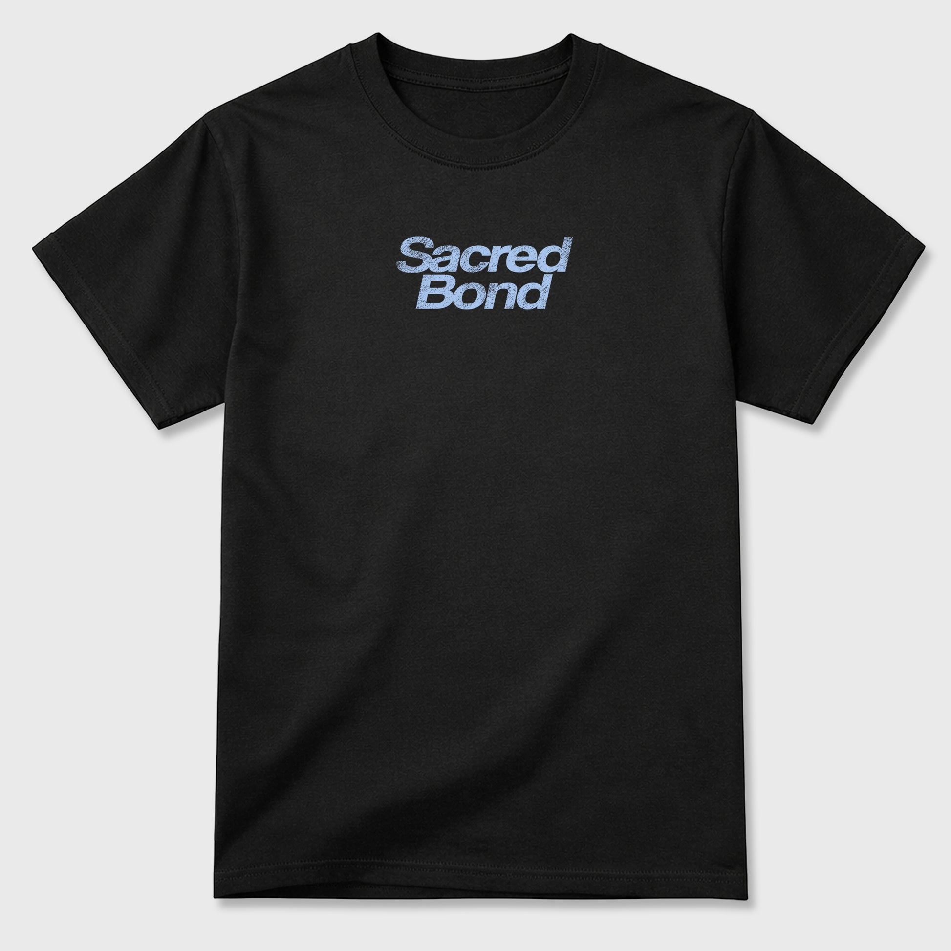 Sacred Bond sneaker match t-shirt styled to complete your sneaker outfitwith the AJ5 White Metallic, shown in Black.
