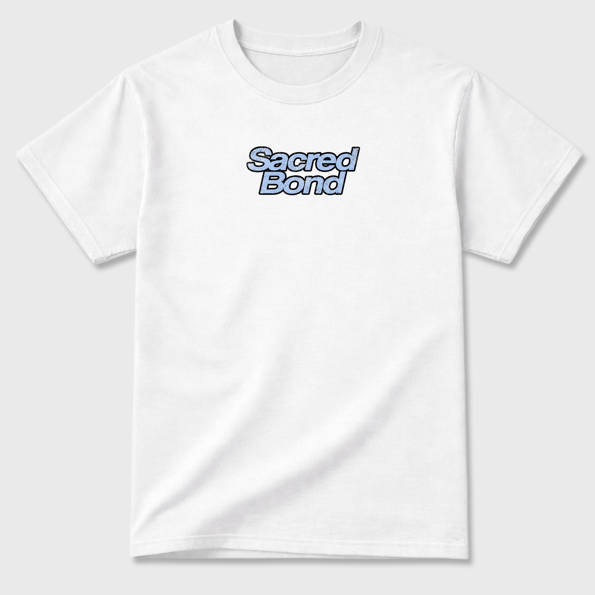 Sacred Bond sneaker match t-shirt styled to complete your sneaker outfitwith the AJ5 White Metallic, shown in White.