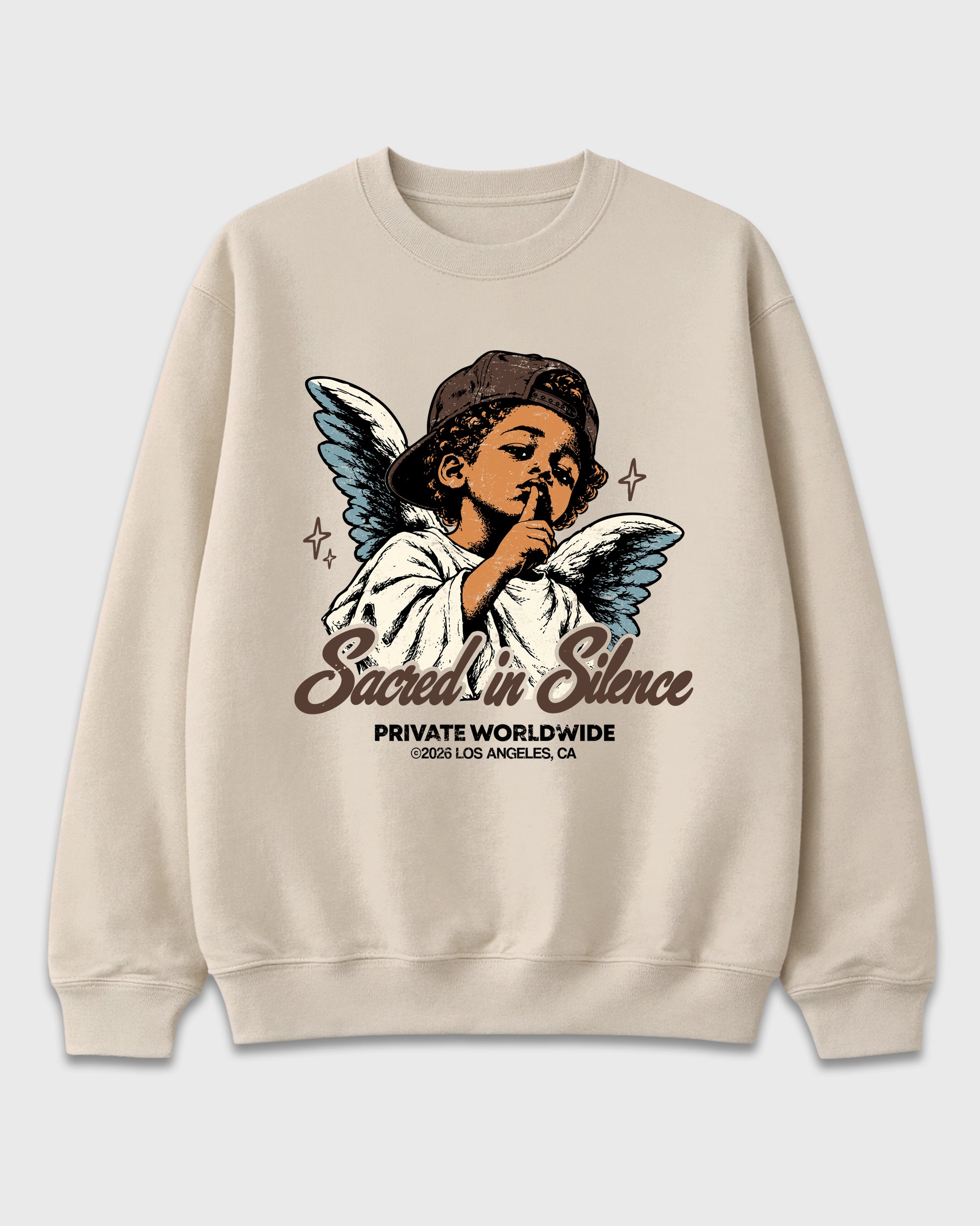 Sacred In Silence Graphic T-Shirt featuring original streetwear artwork designed to match the Air Jordan 12 Fireside. Natural 2 Graphic Tee.