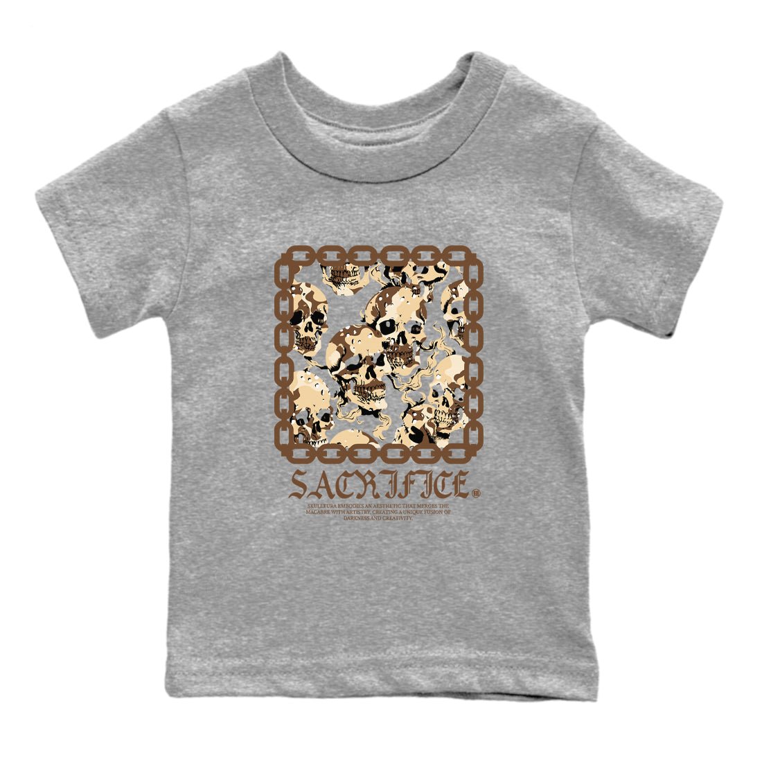 3s Desert Camo shirts to match jordans Sacrifice sneaker match tees Air Jordan 3 Desert Camo SNRT Sneaker Tees streetwear brand Baby and Youth Heather Grey 2 cotton tee