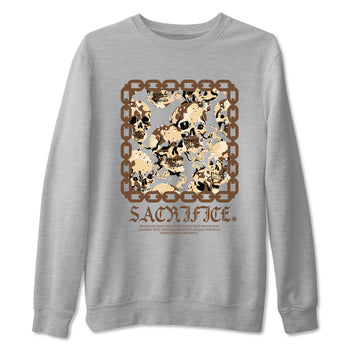 3s Desert Camo shirts to match jordans Sacrifice sneaker match tees Air Jordan 3 Desert Camo SNRT Sneaker Tees streetwear brand Heather Grey 2 unisex cotton tee