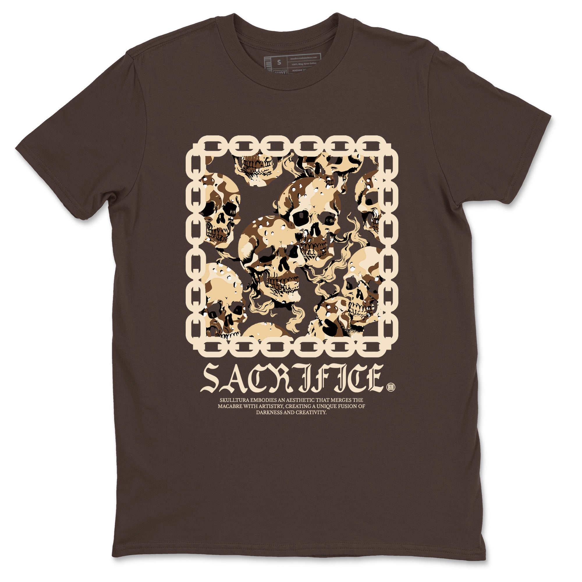 3s Desert Camo shirts to match jordans Sacrifice sneaker match tees Air Jordan 3 Desert Camo SNRT Sneaker Tees streetwear brand Dark Chocolate 2 unisex cotton tee