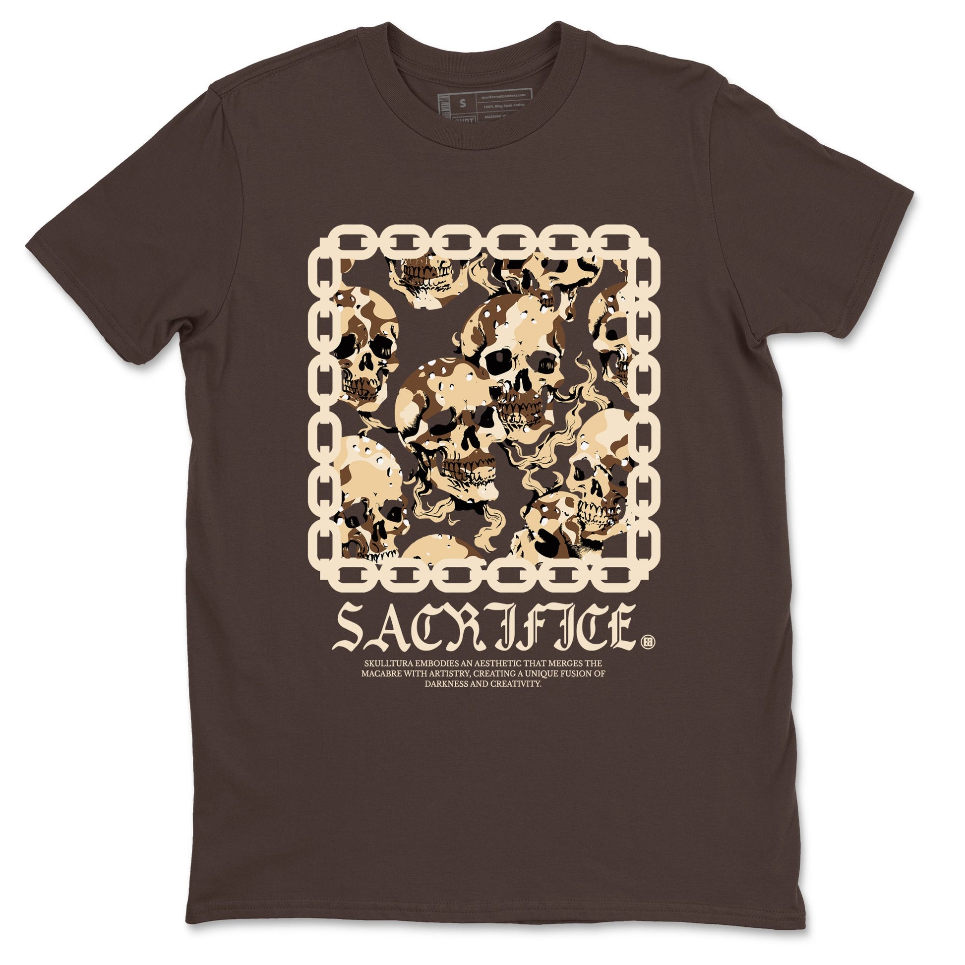 3s Desert Camo shirts to match jordans Sacrifice sneaker match tees Air Jordan 3 Desert Camo SNRT Sneaker Tees streetwear brand Dark Chocolate 2 unisex cotton tee