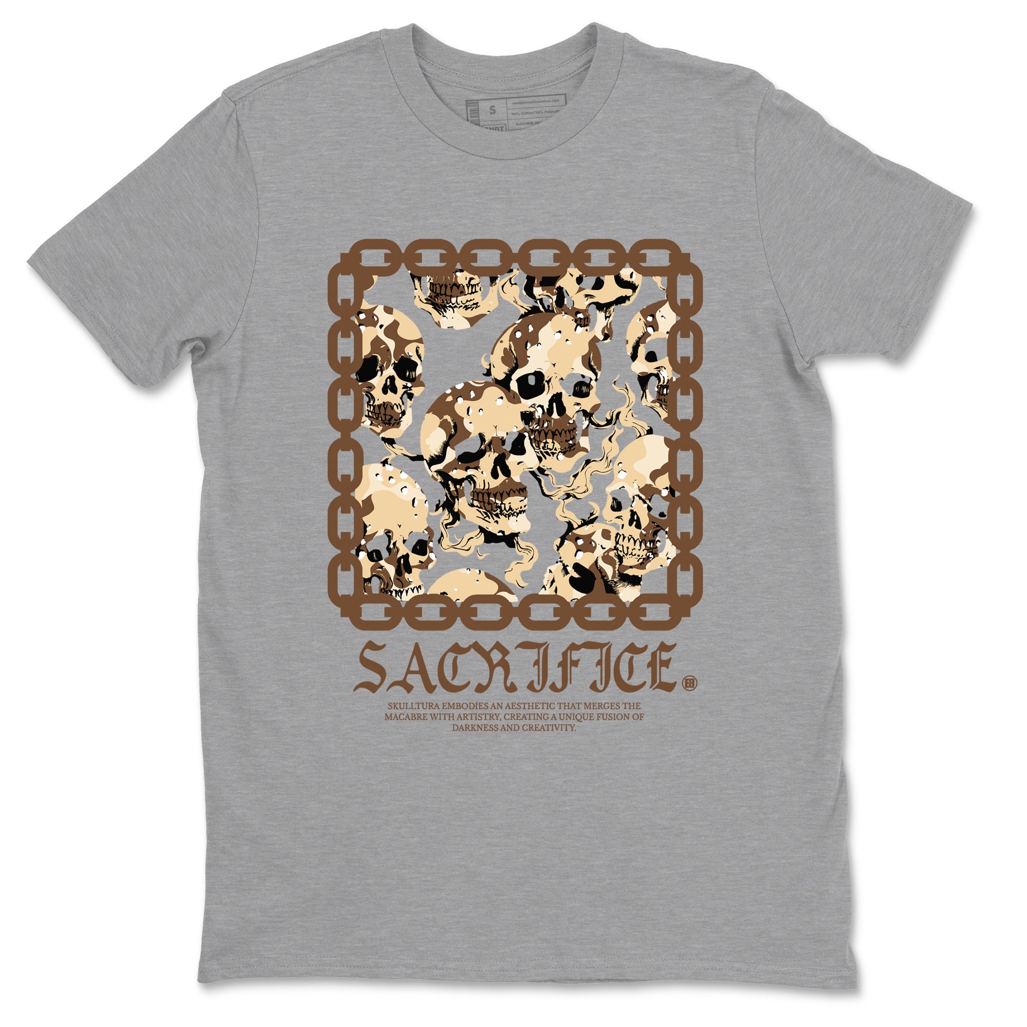 3s Desert Camo shirts to match jordans Sacrifice sneaker match tees Air Jordan 3 Desert Camo SNRT Sneaker Tees streetwear brand Heather Grey 2 unisex cotton tee