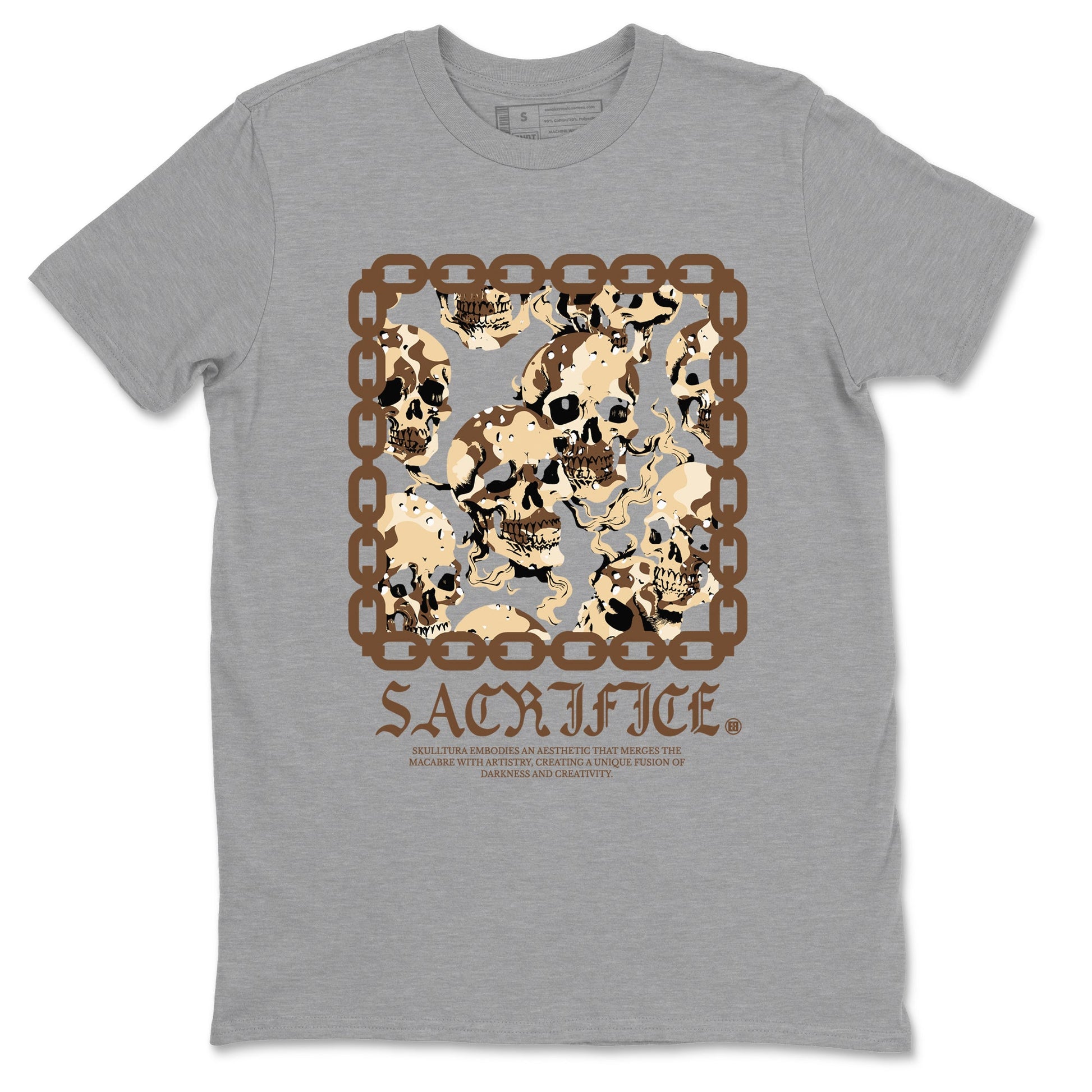 3s Desert Camo shirts to match jordans Sacrifice sneaker match tees Air Jordan 3 Desert Camo SNRT Sneaker Tees streetwear brand Heather Grey 2 unisex cotton tee