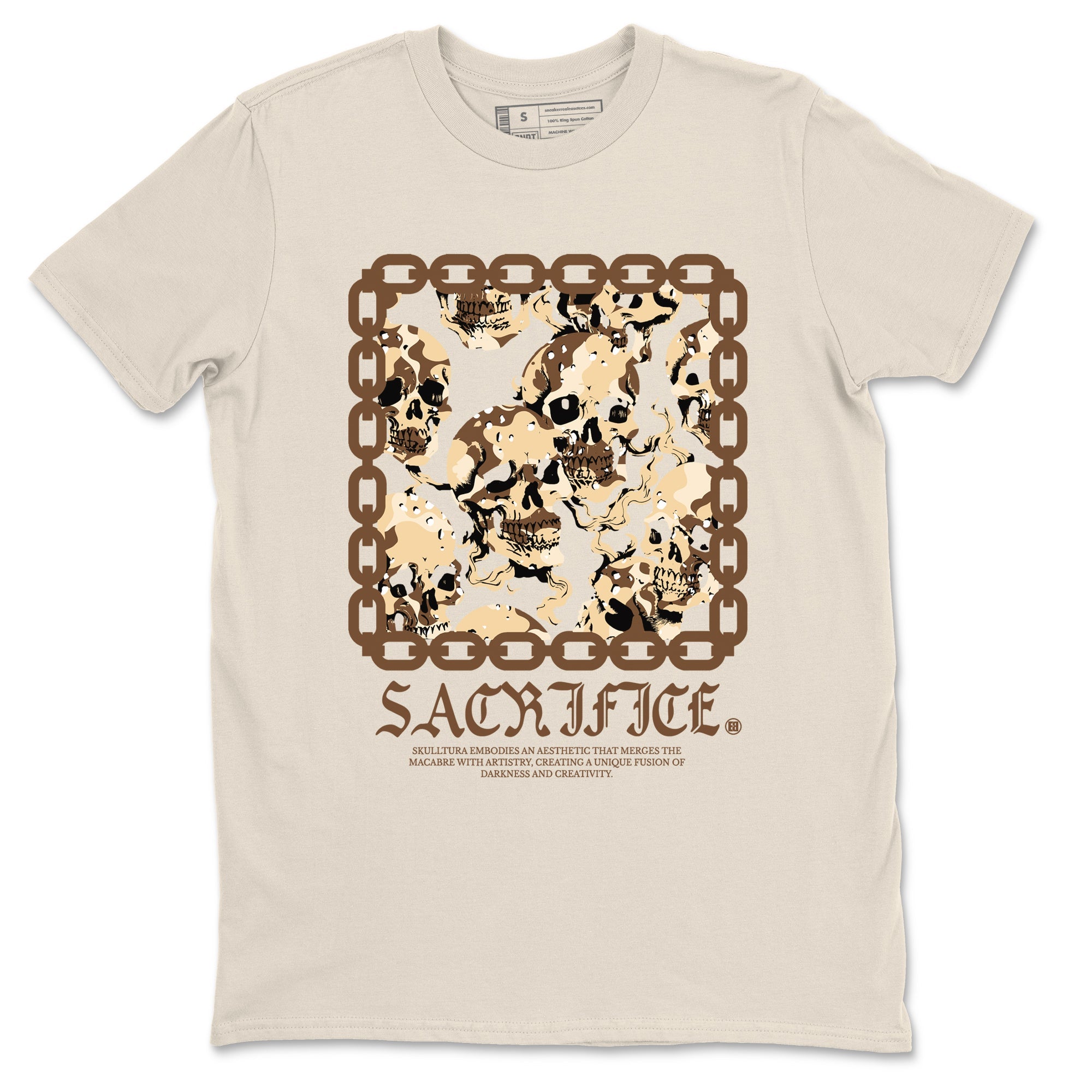 3s Desert Camo shirts to match jordans Sacrifice sneaker match tees Air Jordan 3 Desert Camo SNRT Sneaker Tees streetwear brand Natural 2 unisex cotton tee