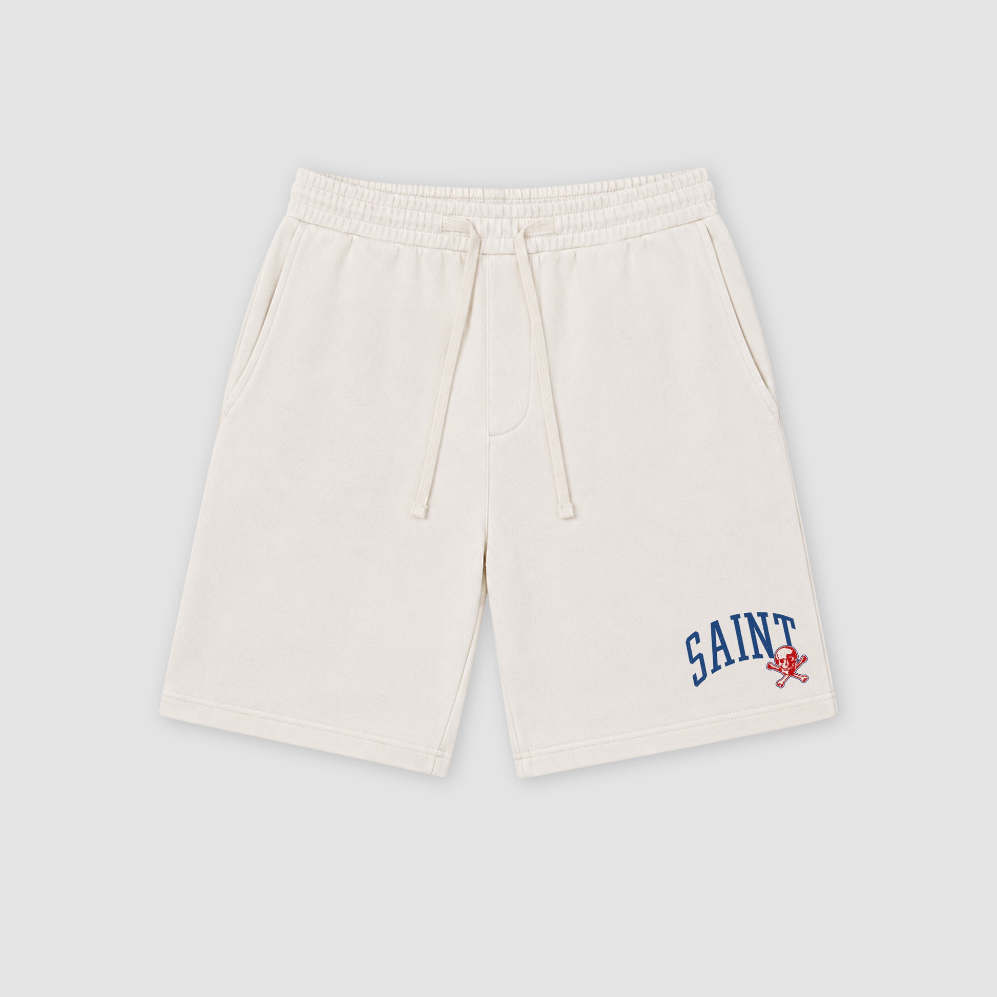 The Saint Bones graphic fleece shorts deliver a relaxed streetwear look with premium fleece comfort and bold graphic details, designed to match the Air Jordan 3 True Blue and complete your sneaker rotation.