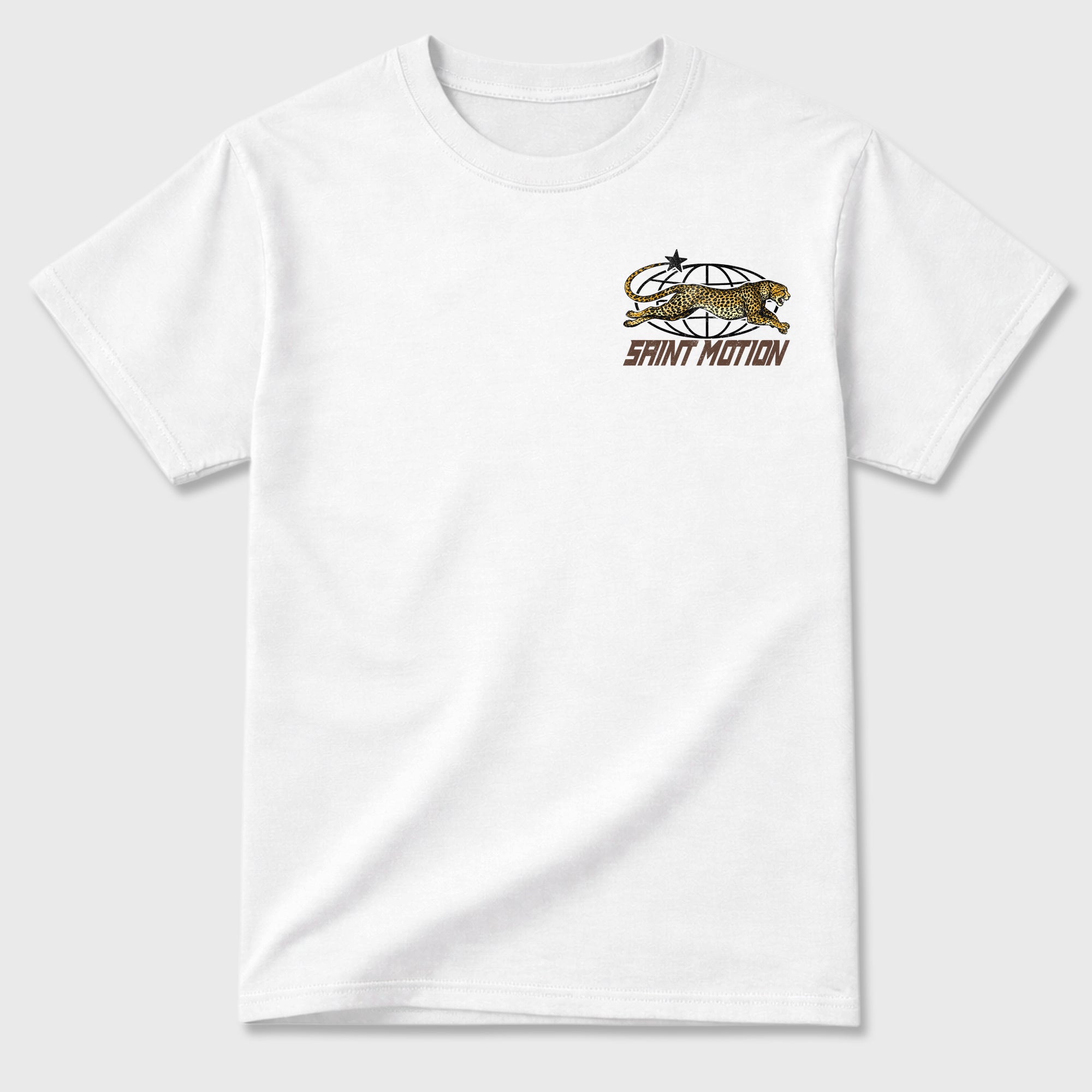 Saint Motion double side graphic tee styled to complete your fit with the AJ3 World's Best Dad, shown in White.