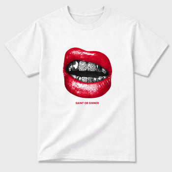 Sneaker match tees – Sneaker Tees To Match Air Jordan 1 Banned Shoes – Saint or Sinner Tee White 2