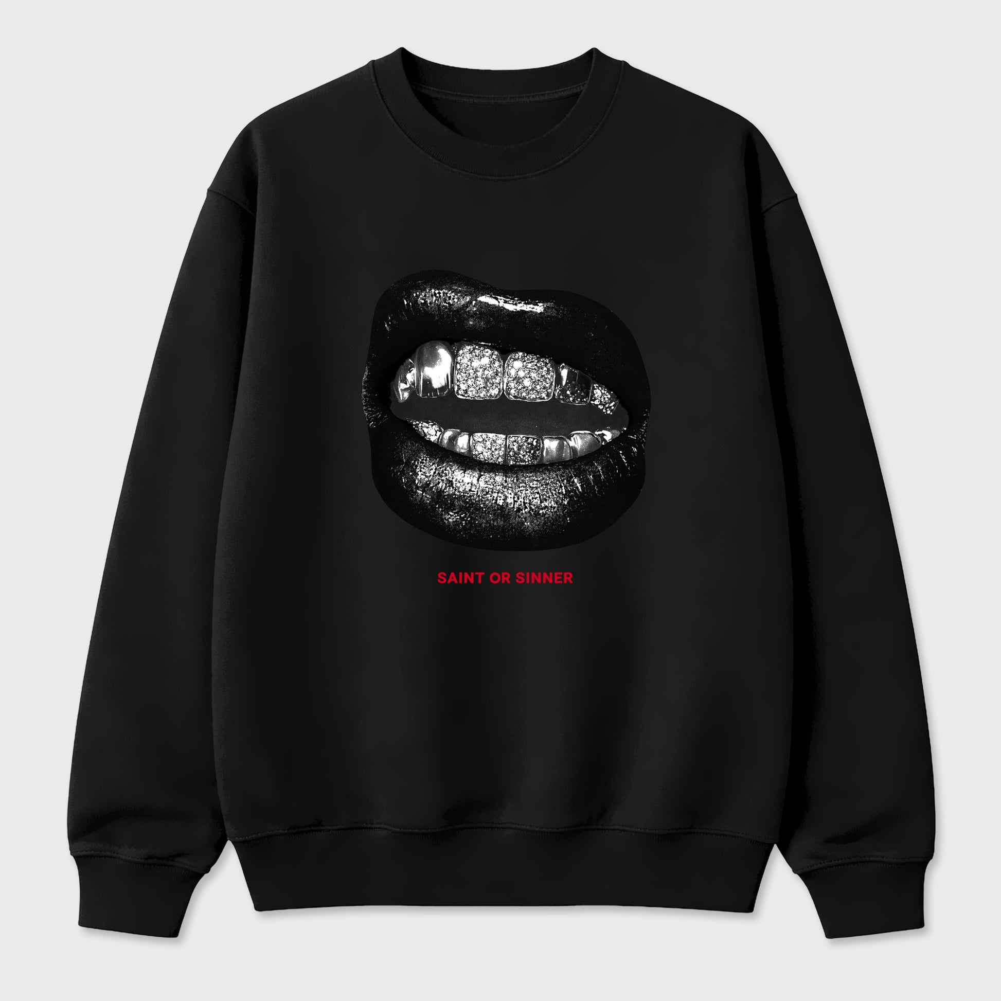 Sneaker match tees – Sneaker Tees To Match Air Jordan 1 Flight Club Shoes – Saint Or Sinner Tee Black 2