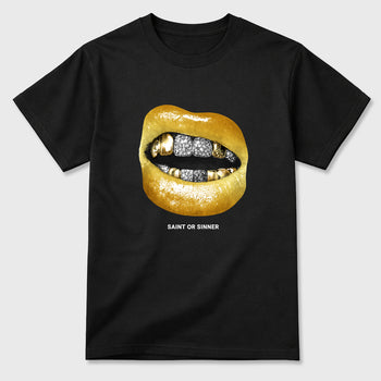 Sneaker match tees – Sneaker Tees To Match Air Jordan 11 Mother's Day Shoes – Saint or Sinner Tee Black 2