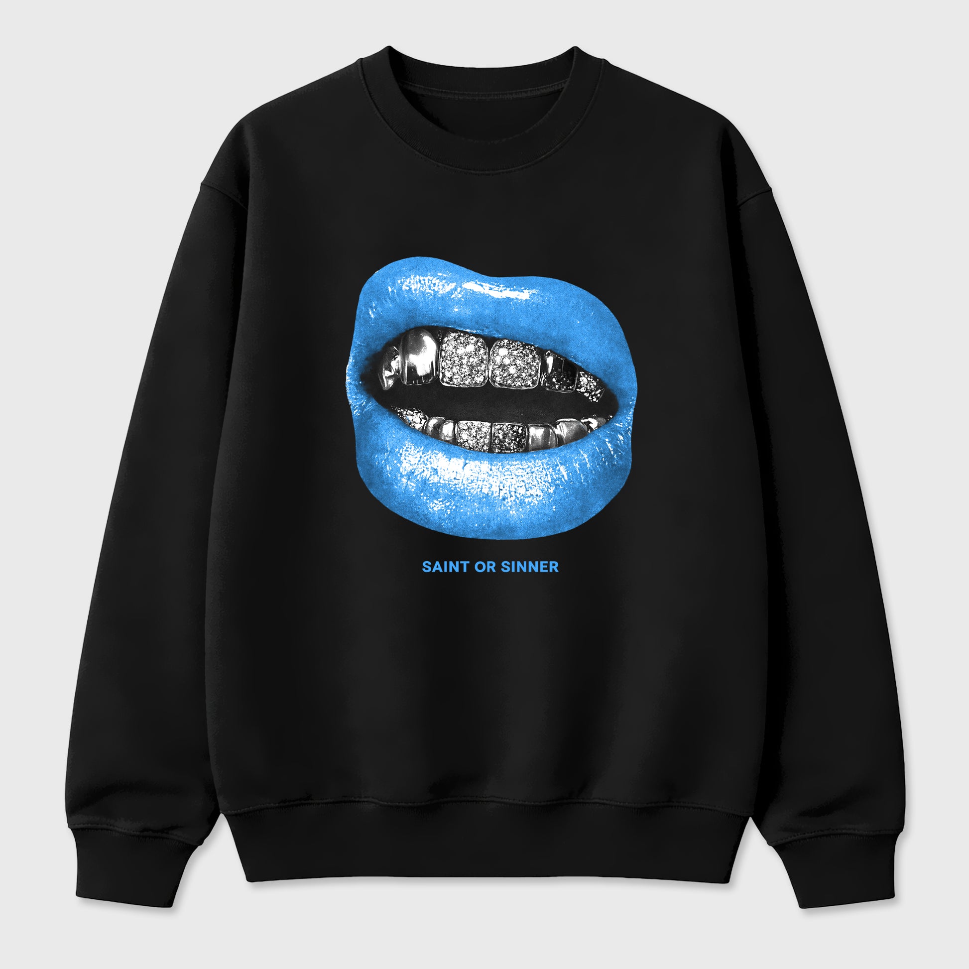 Sneaker match tees – Sneaker Tees To Match Air Jordan 11 University Blue Shoes – Saint Or Sinner Tee Black 2