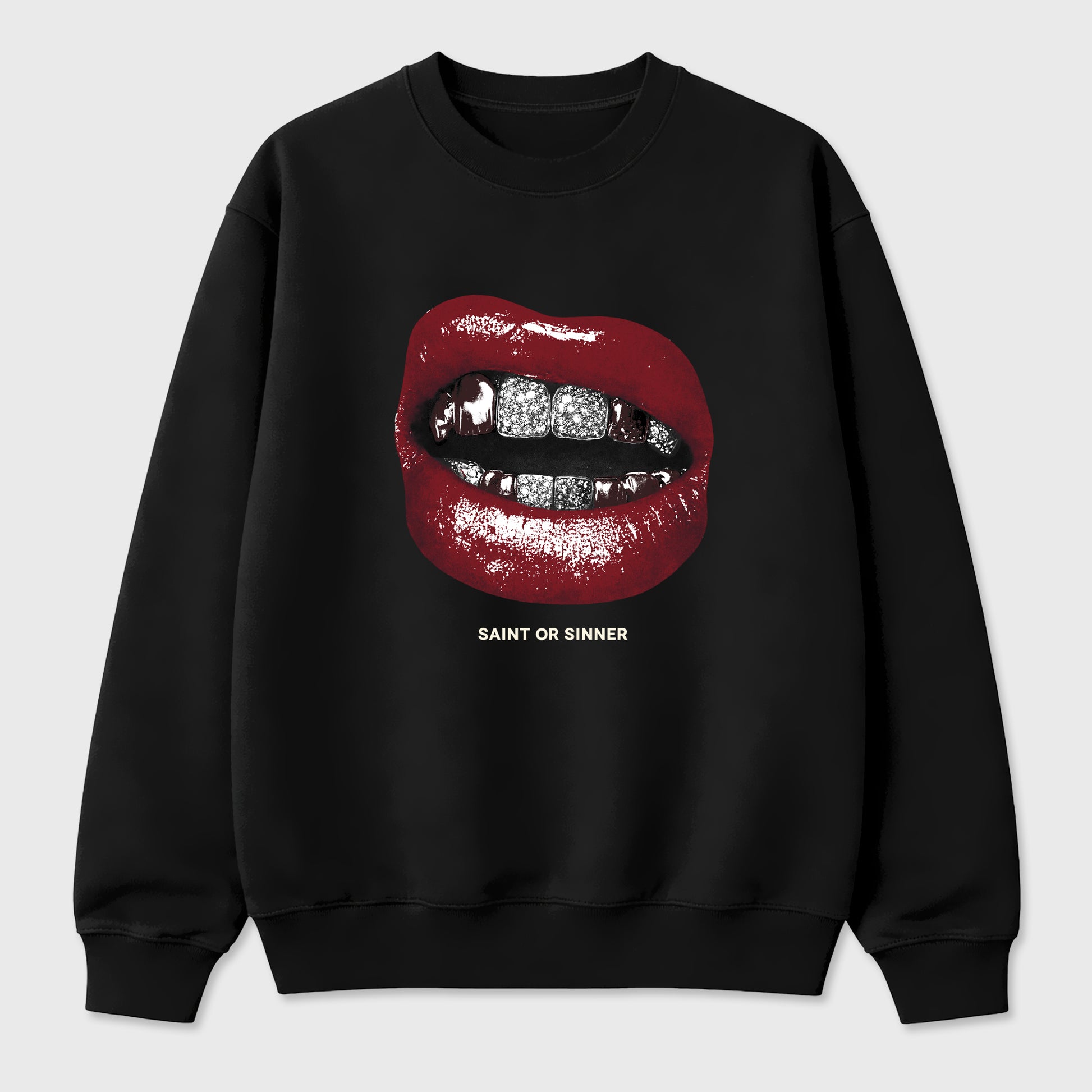Saint or Sinner Graphic T-Shirt sneaker match tee designed for the Air Jordan 3 Bin 23, featuring coordinated color options for a perfect streetwear match. Black 2 shirt.