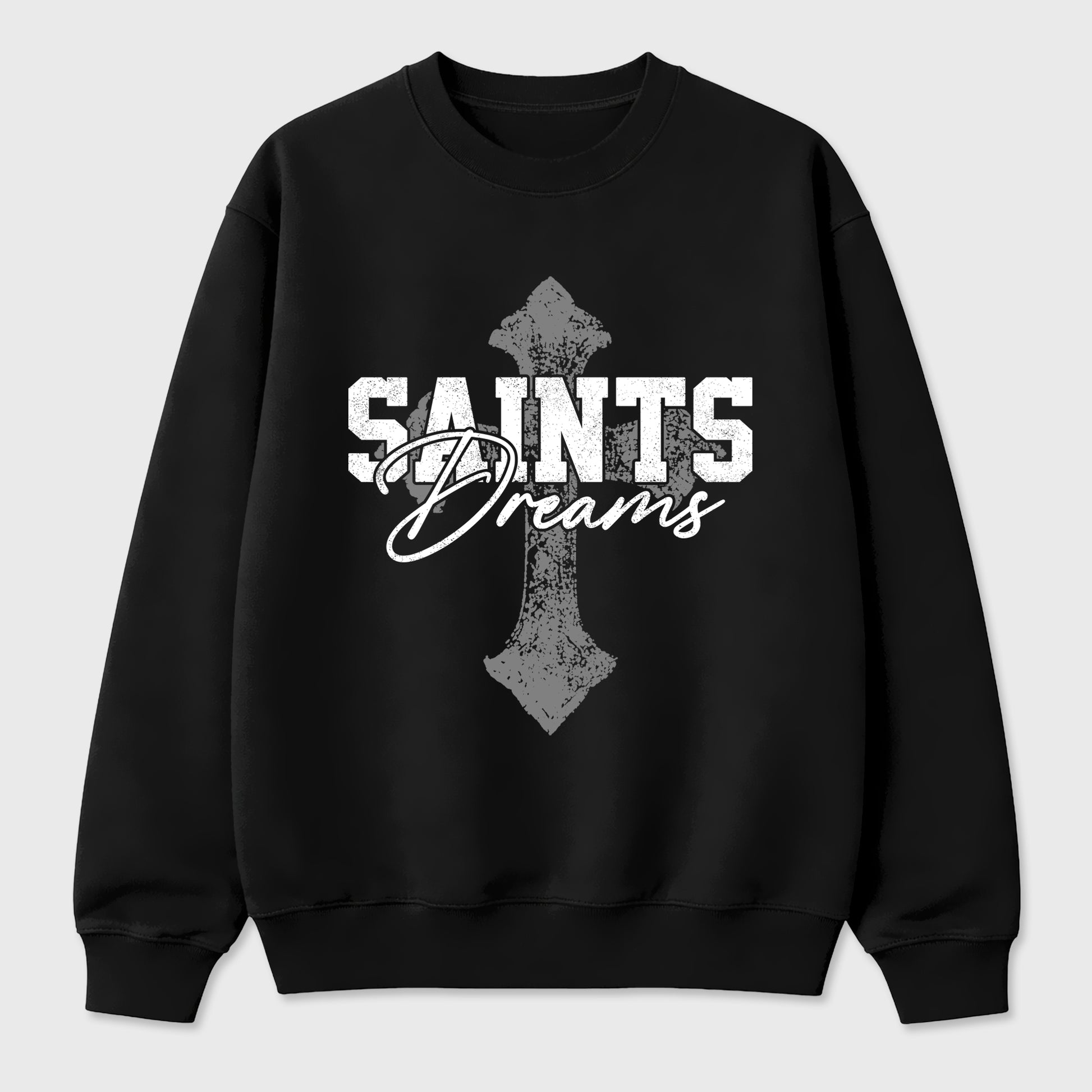 Sneaker match tees – Sneaker Tees To Match Air Jordan 6 Cap and Gown Shoes – Saints Dreams Tee Black 2