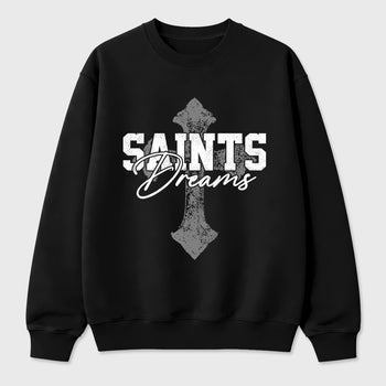 Sneaker match tees – Sneaker Tees To Match Air Jordan 6 Cap and Gown Shoes – Saints Dreams Tee Black 2