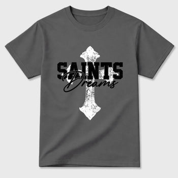 Sneaker match tees – Sneaker Tees To Match Air Jordan 6 Cap and Gown Shoes – Saints Dreams Tee Cool Grey 2