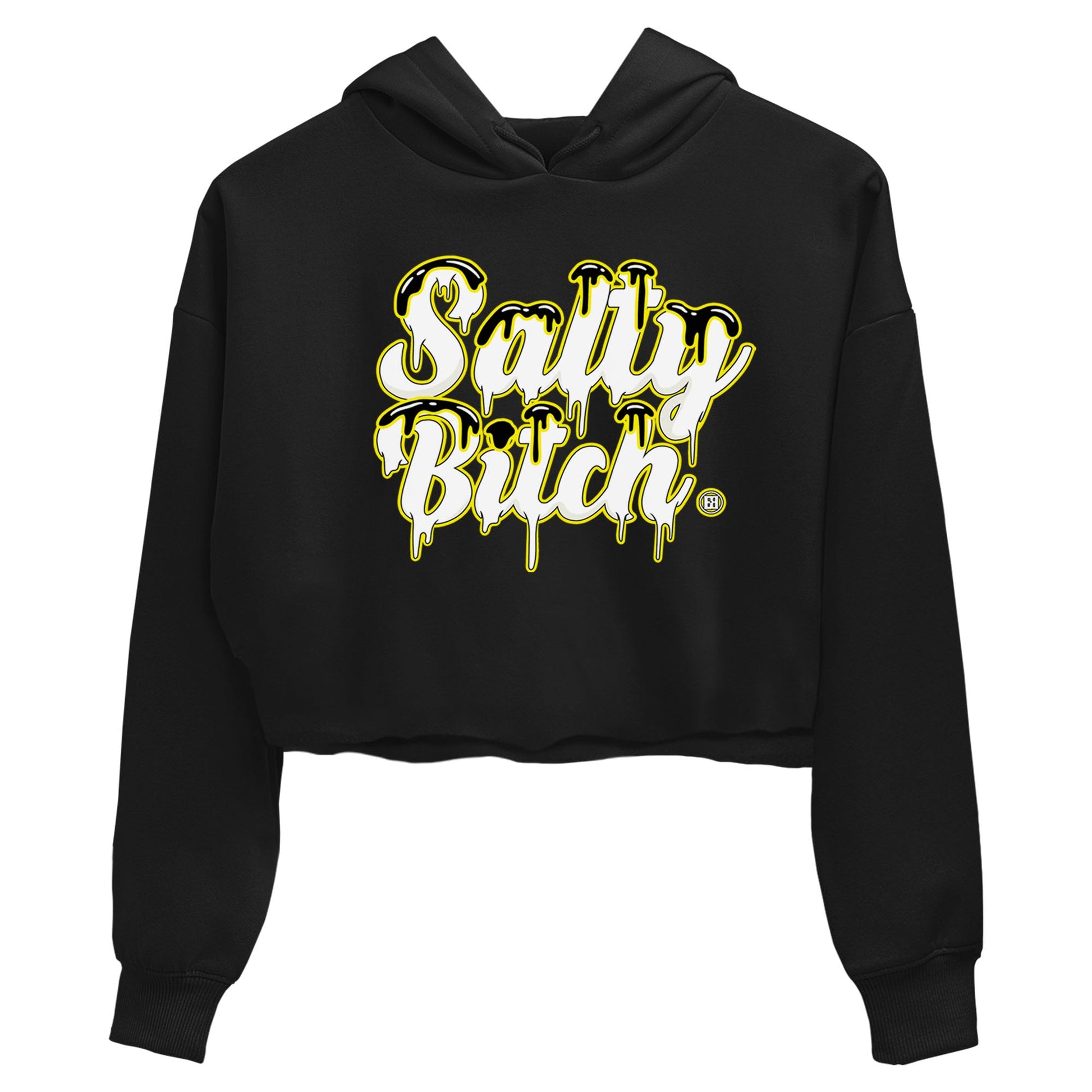 Air Jordan 4 Retro Vivid Sulfur shirt to match jordans Salty Bitch sneaker tees 4s Vivid Sulfur SNRT Sneaker Release Tees Black 2 crop length shirt