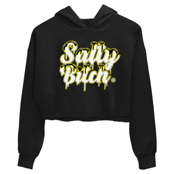 Air Jordan 4 Retro Vivid Sulfur shirt to match jordans Salty Bitch sneaker tees 4s Vivid Sulfur SNRT Sneaker Release Tees Black 2 crop length shirt
