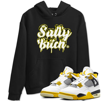 Air Jordan 4 Retro Vivid Sulfur shirt to match jordans Salty Bitch sneaker tees 4s Vivid Sulfur SNRT Sneaker Release Tees unisex cotton Black 1 crew neck shirt