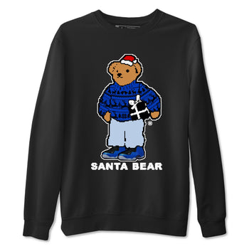Air Foamposite One Royal t shirts to match sneakers Santa Bear Christmas Shirts Foams Royal shirt SNRT Sneaker Tees unisex cotton Black 2 shirts