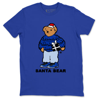 Air Foamposite One Royal t shirts to match sneakers Santa Bear Christmas Shirts Foams Royal shirt SNRT Sneaker Tees unisex cotton Royal Blue 2 shirts