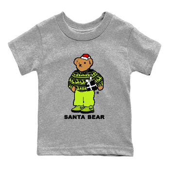 Air Force 1 Low Dance Volt t shirts to match sneakers Santa Bear Christmas Shirts Air Force 1 Volt shirt SNRT Sneaker Tees Youth Baby Heather Grey 2 tee