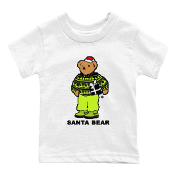 Air Force 1 Low Dance Volt t shirts to match sneakers Santa Bear Christmas Shirts Air Force 1 Volt shirt SNRT Sneaker Tees Youth Baby White 2 tee