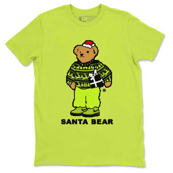 Air Force 1 Low Dance Volt t shirts to match sneakers Santa Bear Christmas Shirts Air Force 1 Volt shirt SNRT Sneaker Tees unisex cotton Safety Green 2 shirts
