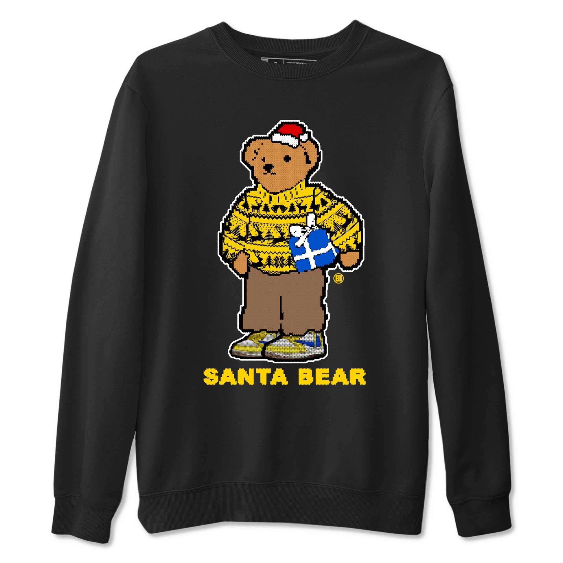 Jordan 1 Retro Low OG SP Travis Scott Canary t shirts to match sneakers Santa Bear Christmas Shirts Air Jordan 1 Travis Scott Canary shirt SNRT Sneaker Tees unisex cotton Black 2 shirts