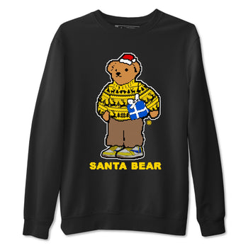 Jordan 1 Retro Low OG SP Travis Scott Canary t shirts to match sneakers Santa Bear Christmas Shirts Air Jordan 1 Travis Scott Canary shirt SNRT Sneaker Tees unisex cotton Black 2 shirts