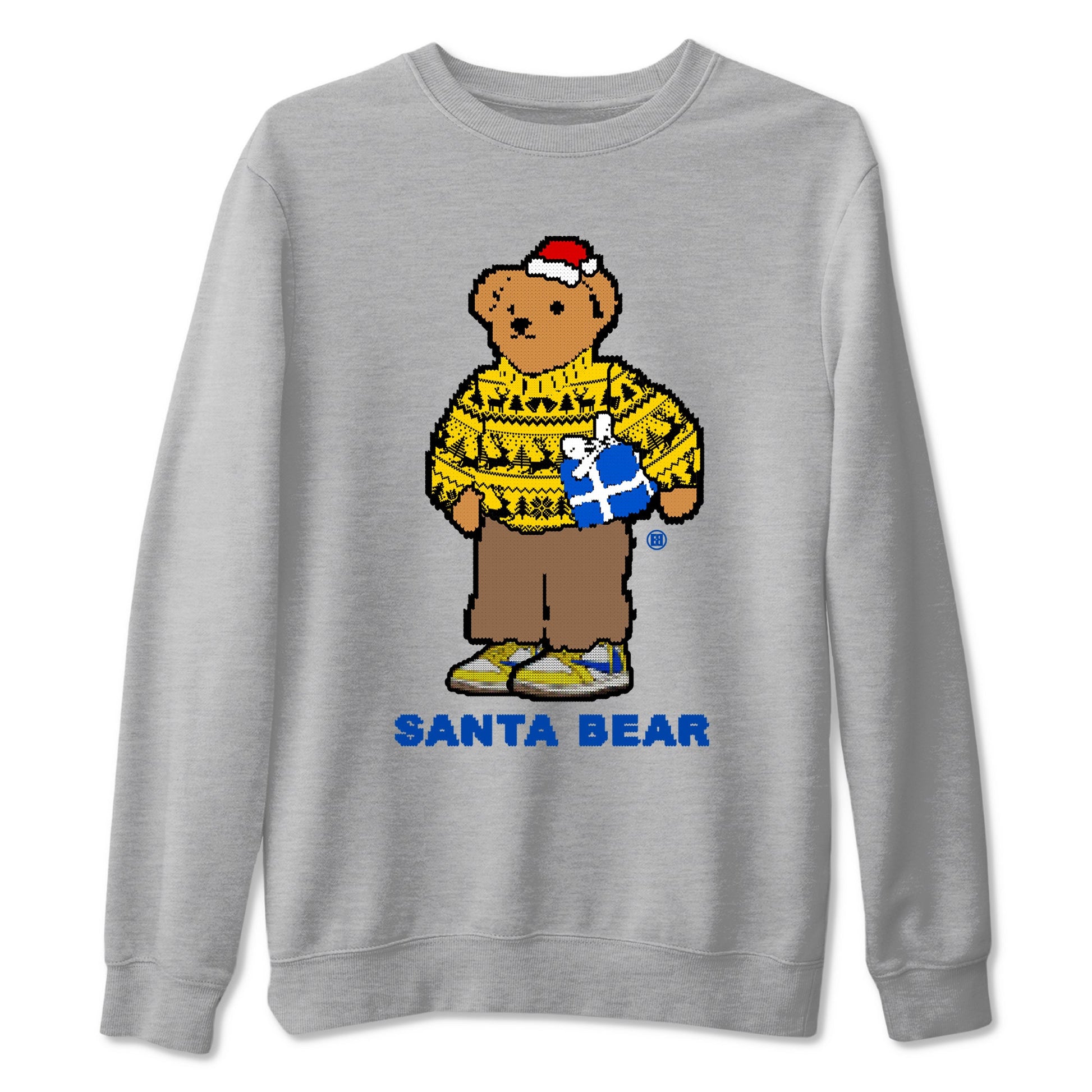 Jordan 1 Retro Low OG SP Travis Scott Canary t shirts to match sneakers Santa Bear Christmas Shirts Air Jordan 1 Travis Scott Canary shirt SNRT Sneaker Tees unisex cotton Heather Grey 2 shirts