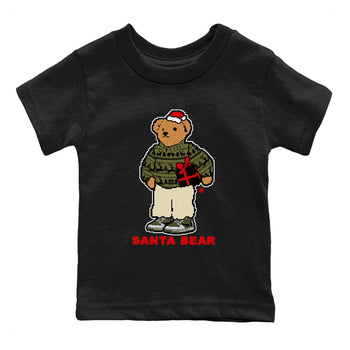 Jordan 1 Retro Low Travis Scott Olive t shirts to match sneakers Santa Bear Christmas Shirts Air Jordan 1 Travis Scott Medium Olive shirt SNRT Sneaker Tees Youth Baby Black 2 tee