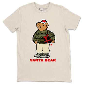 Jordan 1 Retro Low Travis Scott Olive t shirts to match sneakers Santa Bear Christmas Shirts Air Jordan 1 Travis Scott Medium Olive shirt SNRT Sneaker Tees unisex cotton Natural 2 shirts