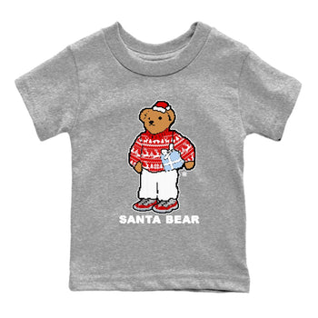 Jordan 11 Retro Cherry t shirts to match sneakers Santa Bear Christmas Shirts 11s Cherry shirt SNRT Sneaker Tees Youth Baby Heather Grey 2 tee