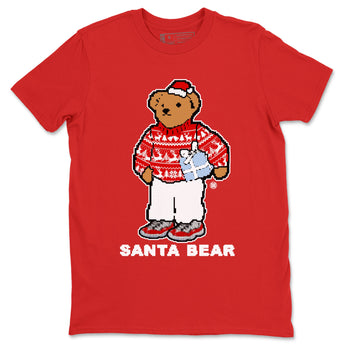Jordan 11 Retro Cherry t shirts to match sneakers Santa Bear Christmas Shirts 11s Cherry shirt SNRT Sneaker Tees unisex cotton Red 2 shirts