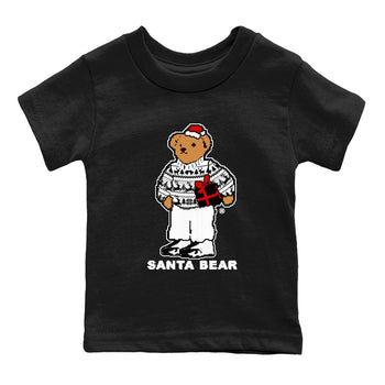 14s Black Toe t shirts to match sneakers Santa Bear Christmas Shirts Air Jordan 14 Black Toe shirt SNRT Sneaker Tees Youth Baby Black 2 tee