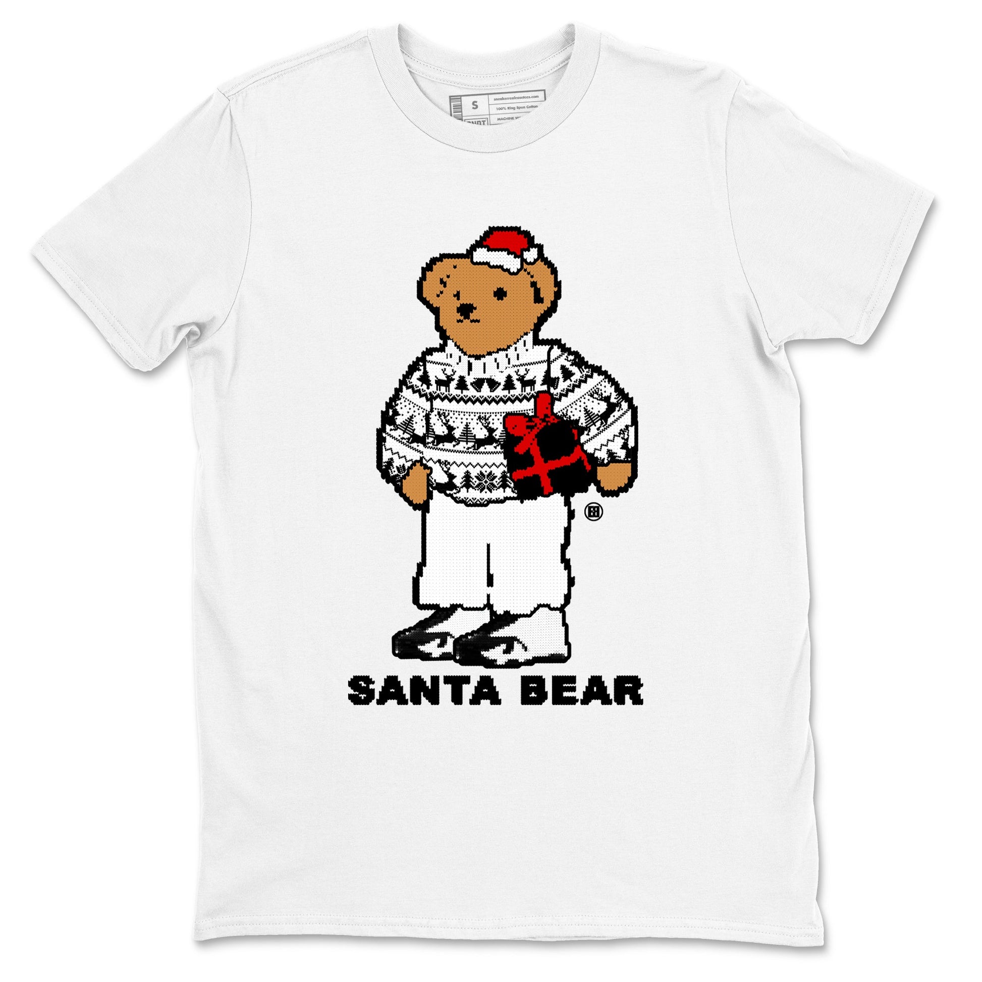 14s Black Toe t shirts to match sneakers Santa Bear Christmas Shirts Air Jordan 14 Black Toe shirt SNRT Sneaker Tees unisex cotton White 2 shirts