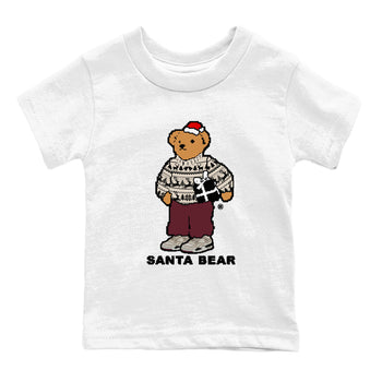 A Ma Maniere Fossil Stone t shirts to match sneakers Santa Bear Christmas Shirts Air Jordan 4 A Ma Maniere x Fossil Stone shirt SNRT Sneaker Tees Youth Baby White 2 tee