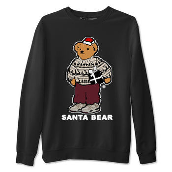 A Ma Maniere Fossil Stone t shirts to match sneakers Santa Bear Christmas Shirts Air Jordan 4 A Ma Maniere x Fossil Stone shirt SNRT Sneaker Tees unisex cotton Black 2 shirts