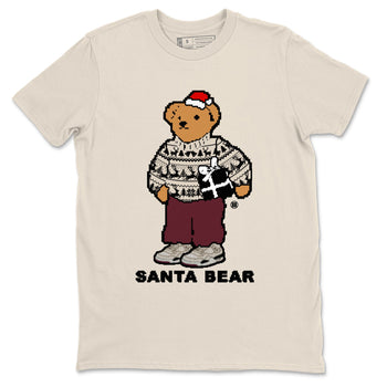 A Ma Maniere Fossil Stone t shirts to match sneakers Santa Bear Christmas Shirts Air Jordan 4 A Ma Maniere x Fossil Stone shirt SNRT Sneaker Tees unisex cotton Natural 2 shirts
