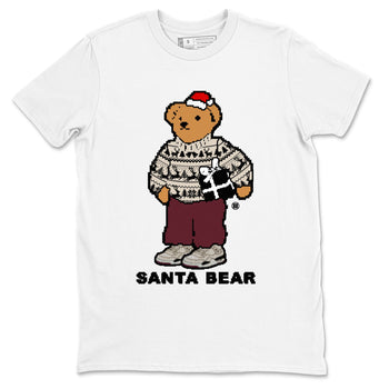 A Ma Maniere Fossil Stone t shirts to match sneakers Santa Bear Christmas Shirts Air Jordan 4 A Ma Maniere x Fossil Stone shirt SNRT Sneaker Tees unisex cotton White 2 shirts