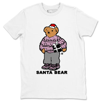 Orchid 4s t shirts to match sneakers Santa Bear Christmas Shirts Air Jordan 4 Orchid shirt SNRT Sneaker Tees unisex cotton White 2 shirts