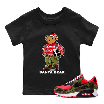Air Max 90 Reverse Duck Camo t shirts to match sneakers Santa Bear Christmas Shirts Nike Air Max 90 Reverse Duck Camo shirt SNRT Sneaker Tees Youth Baby Black 1 tee