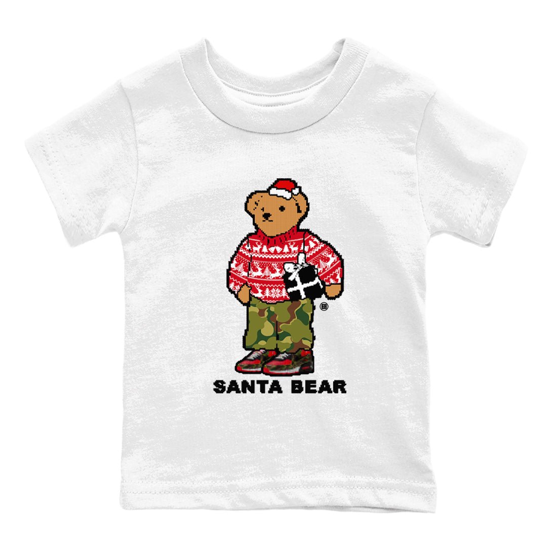 Air Max 90 Reverse Duck Camo t shirts to match sneakers Santa Bear Christmas Shirts Nike Air Max 90 Reverse Duck Camo shirt SNRT Sneaker Tees Youth Baby White 2 tee