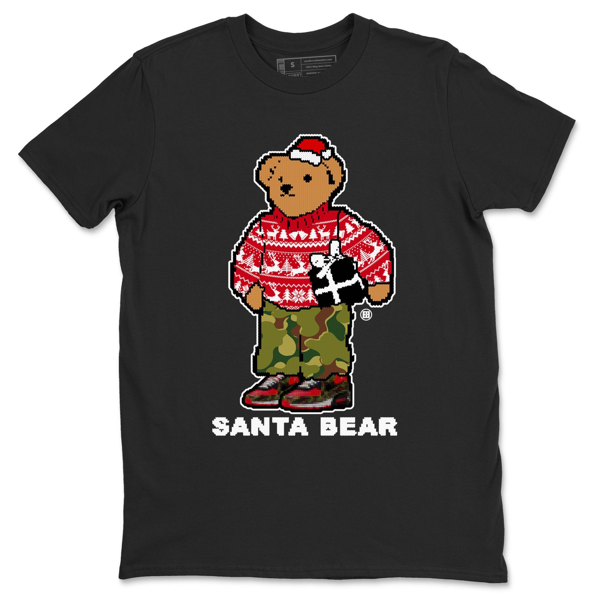 Air Max 90 Reverse Duck Camo t shirts to match sneakers Santa Bear Christmas Shirts Nike Air Max 90 Reverse Duck Camo shirt SNRT Sneaker Tees unisex cotton Black 2 shirts