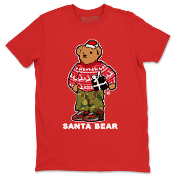 Air Max 90 Reverse Duck Camo t shirts to match sneakers Santa Bear Christmas Shirts Nike Air Max 90 Reverse Duck Camo shirt SNRT Sneaker Tees unisex cotton Red 2 shirts