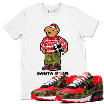 Air Max 90 Reverse Duck Camo t shirts to match sneakers Santa Bear Christmas Shirts Nike Air Max 90 Reverse Duck Camo shirt SNRT Sneaker Tees unisex cotton White 1 shirts