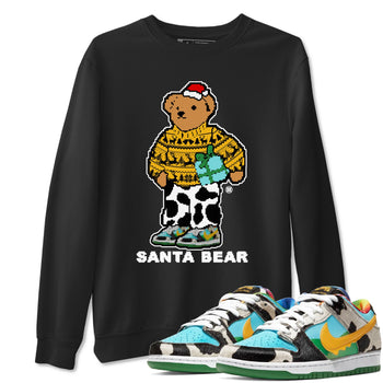 Dunk Chunky Dunky t shirts to match sneakers Santa Bear Christmas Shirts Dunk Chunky Dunky shirt SNRT Sneaker Tees unisex cotton Black 1 shirts