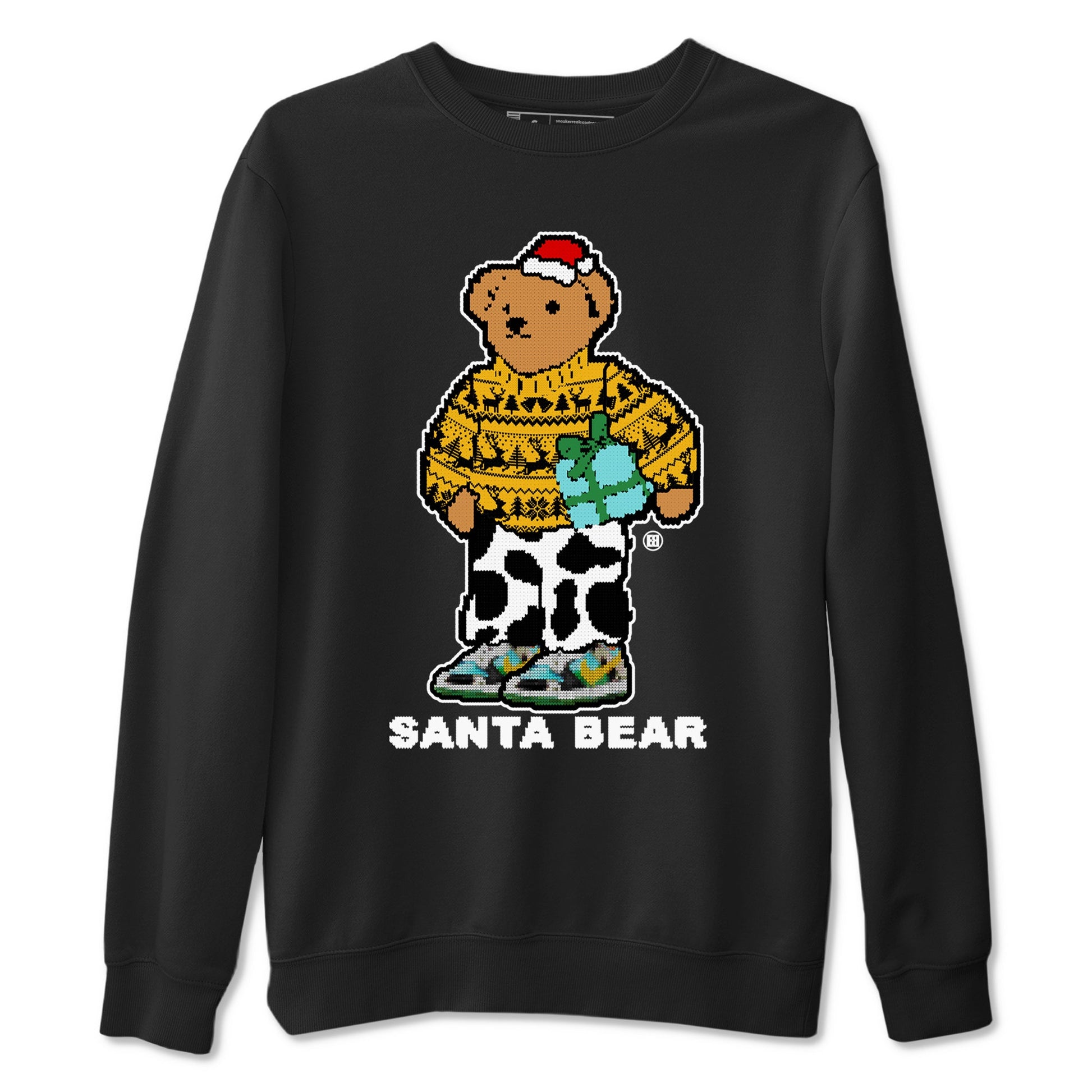 Dunk Chunky Dunky t shirts to match sneakers Santa Bear Christmas Shirts Dunk Chunky Dunky shirt SNRT Sneaker Tees unisex cotton Black 2 shirts